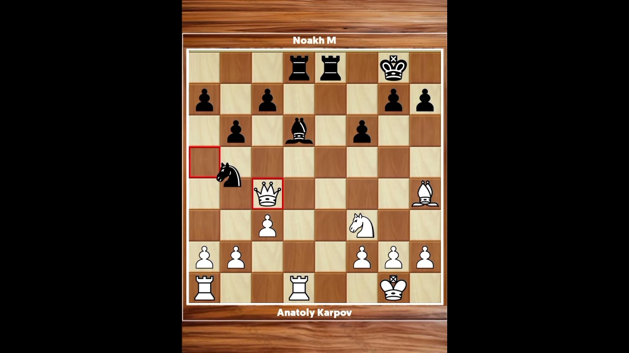 Anatoly Karpov vs Noakh M • (1966) Leningrad Russia.