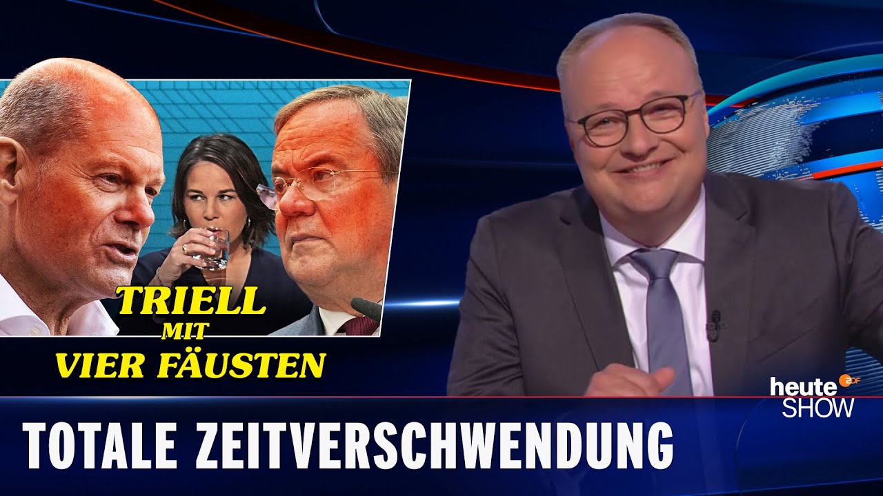Das Triell: Zickenkrieg zwischen Laschet und Scholz | heute-show vom 17.09.2021