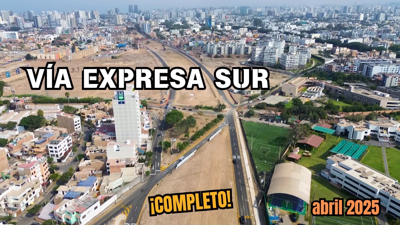 ¡Ida y vuelta! | Vía Expresa Sur | 5 km de vías auxiliares | Lima Perú 2025