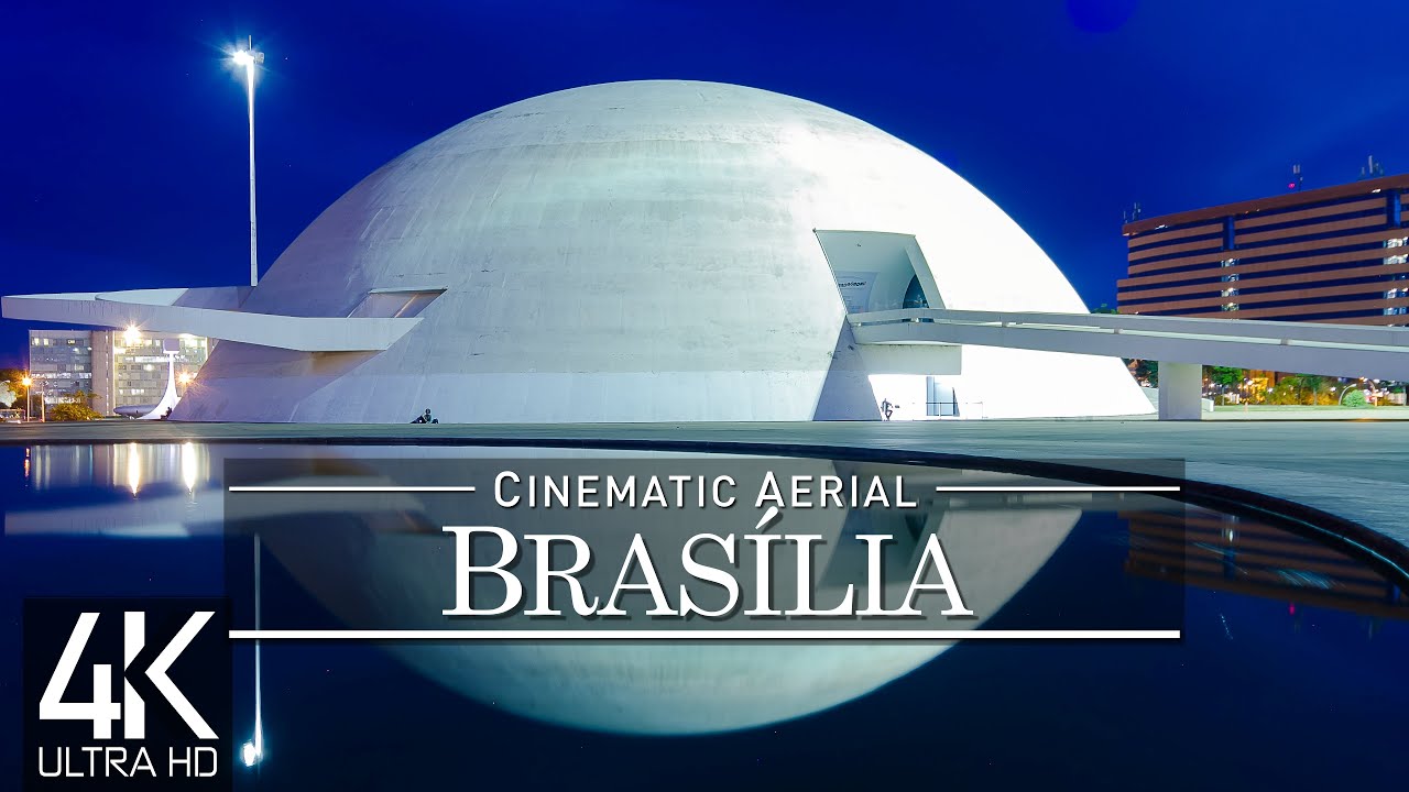 【4K】🇧🇷 2 HOUR DRONE FILM: «Brasilia - Capital of Brazil» 🔥🔥🔥 Ultra HD 🎵 Chillout Music (Ambient TV)