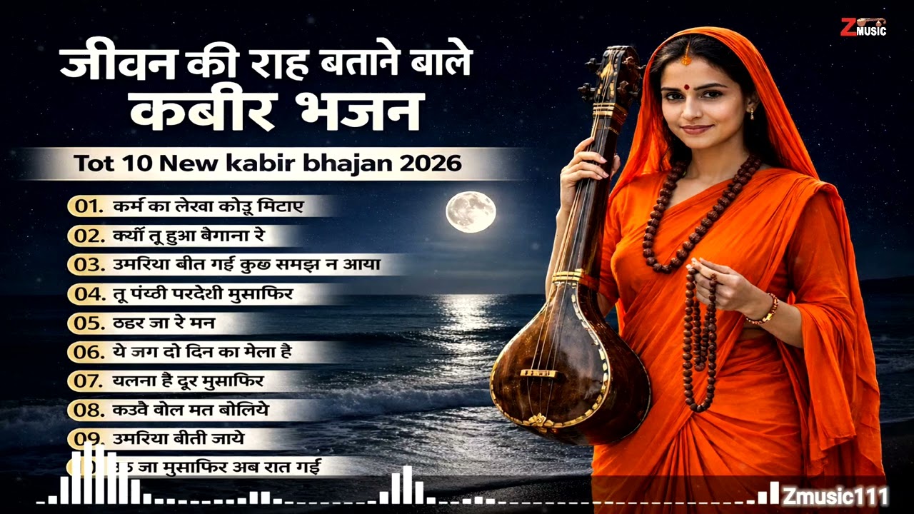 जीवन की राह बताने वाले कबीर भजन | Top 10 Kabir Bhajan 2026 | Nirgun Bhajan Sangrah | Zmusic111