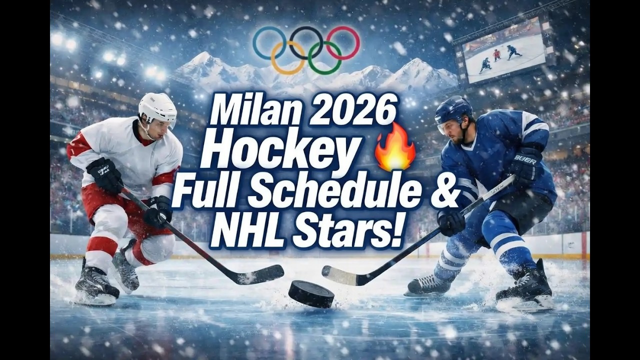 2026 Winter Olympics Ice Hockey Full Schedule, NHL Stars, Venues & Key Dates Explained