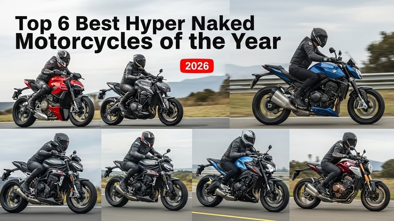 Top 6 Best Hyper Naked Motorcycles of the Year