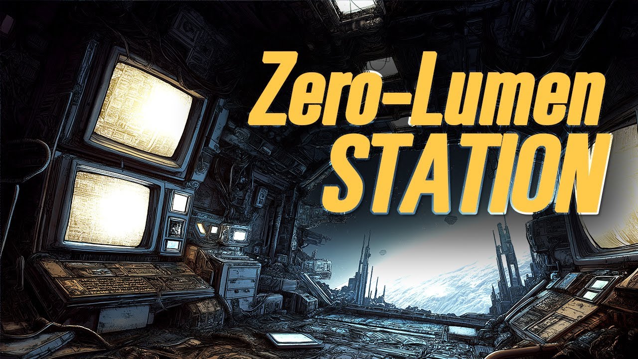 Dark Cosmic Horror Ambient | Deep Focus Music for Writing | Whisper Fringe – Zero-Lumen Station