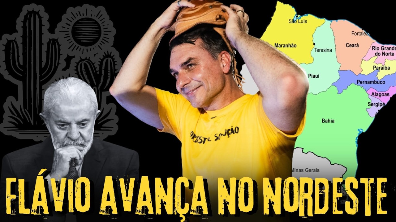 LIVE 2478: FL&Aacute;VIO CRESCE E AVAN&Ccedil;A NO NORDESTE + A VELHA M&Iacute;DIA QUESTIONA SE LULA SER&Aacute; CANDIATO