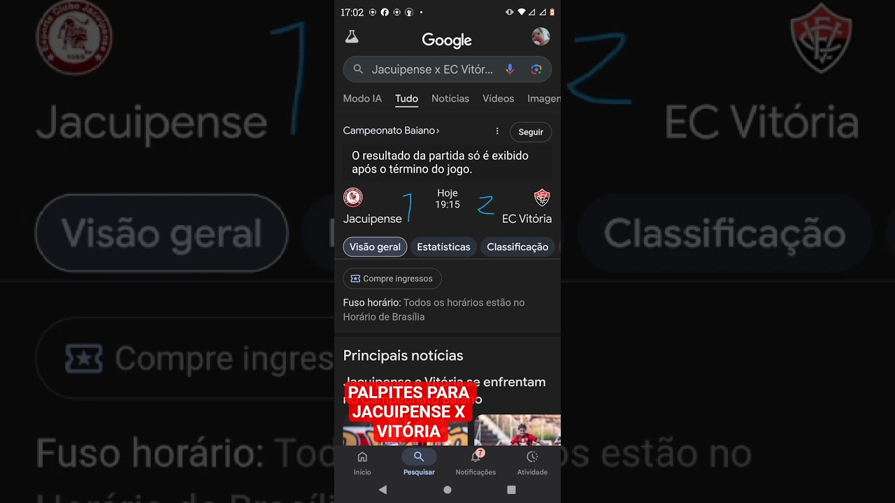 PALPITES PARA JACUIPENSE X VITÓRIA BAIANÃO 2 RODADA
