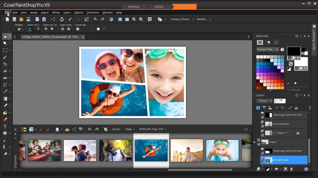 Save time with project templates in PaintShop Pro