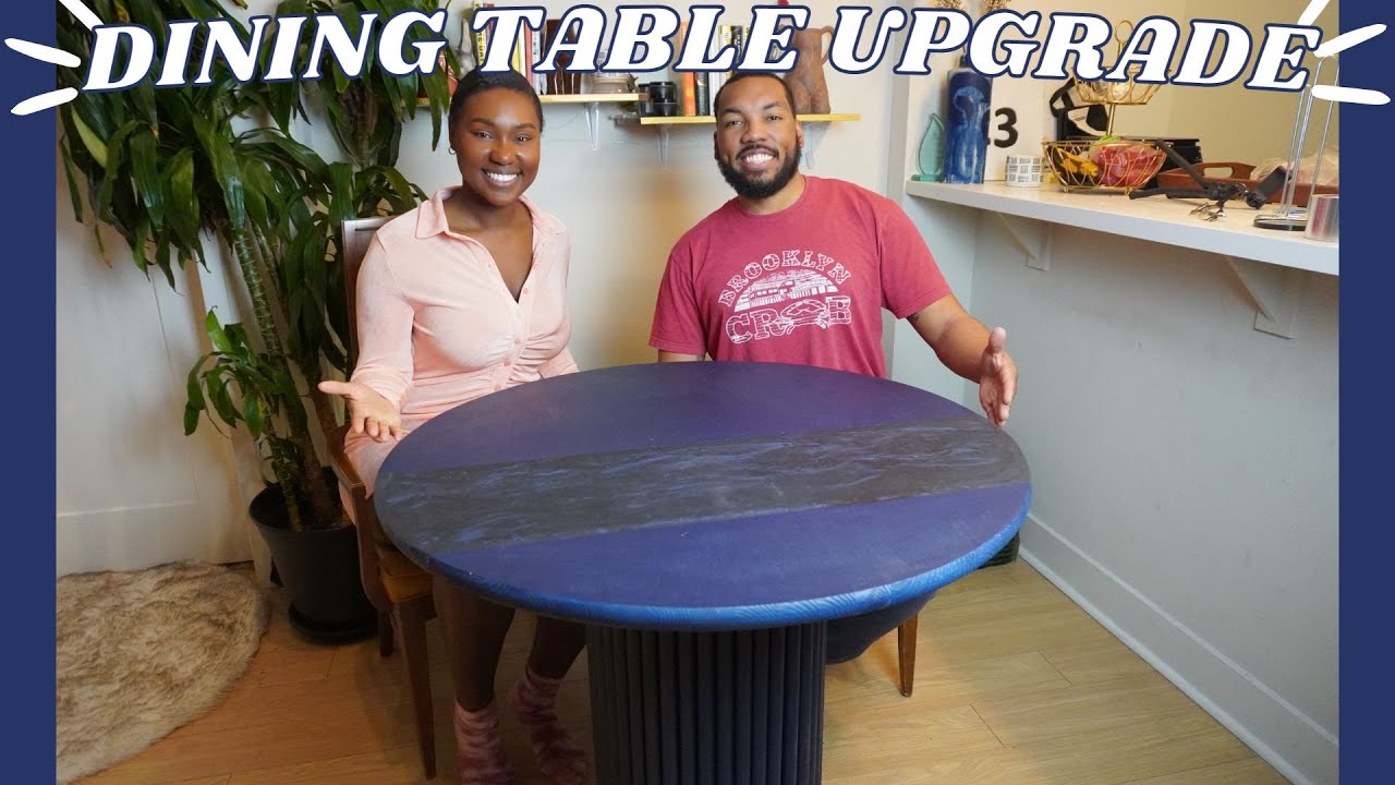 DIY Dining Table Makeover! | Fluted Round Table Part 2