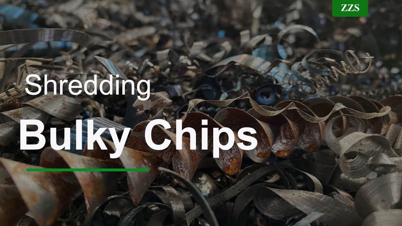 metal chips shredder metal chip processing equipment  metal shredder