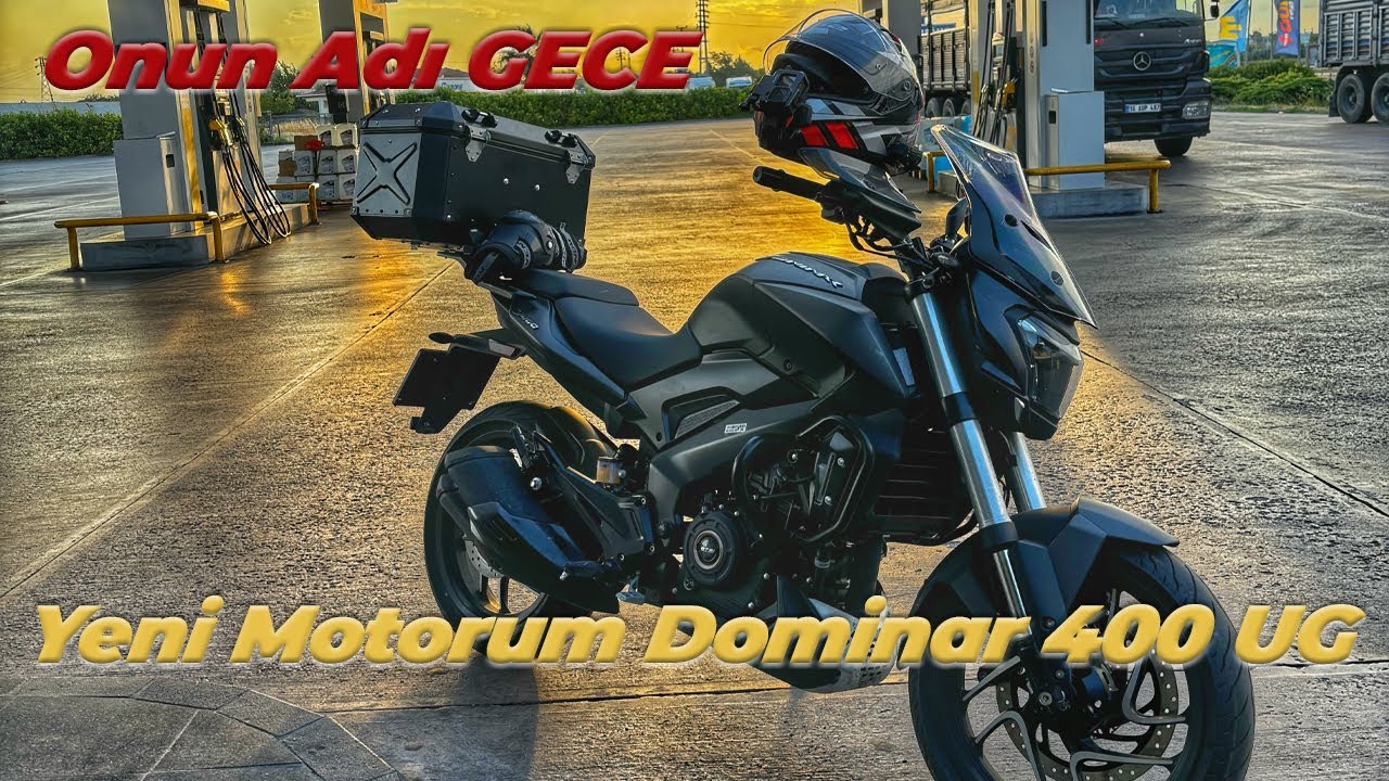 Yeni motorum Bajaj Dominar 400 | Onun adı GECE