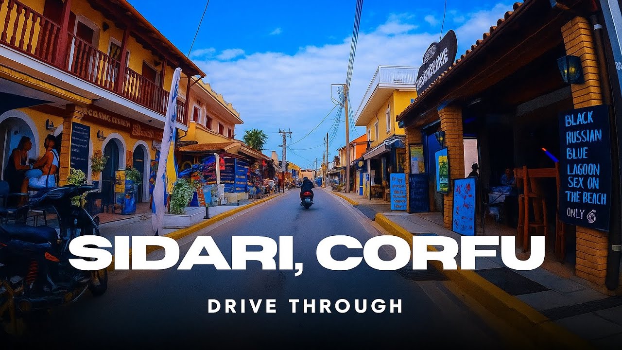 Sidari, Corfu 🇬🇷 | Drive Through | Exploring Corfu’s Famous Coastal Village in 4K