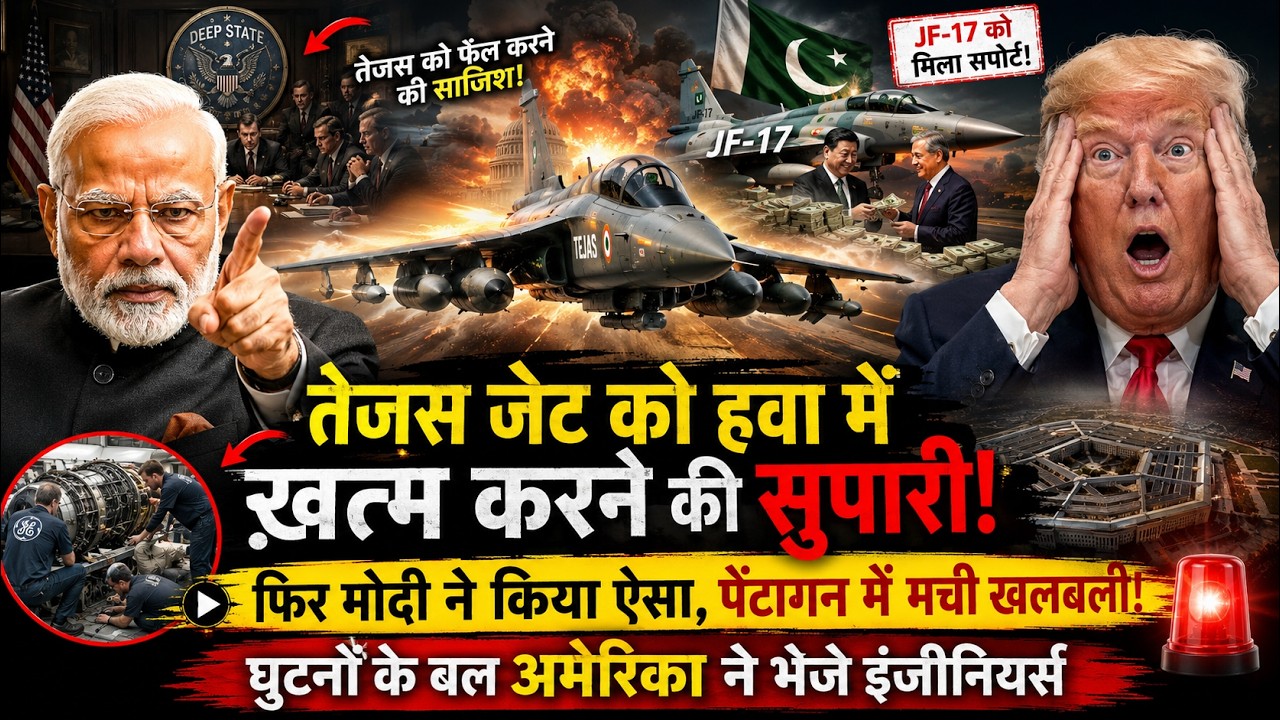 Tejas जेट को खत्म करने की सुपारी! फिर मोदी ने किया ऐसा, पेंटागन में मची खलबली! घुटनों के बल अमेरिका