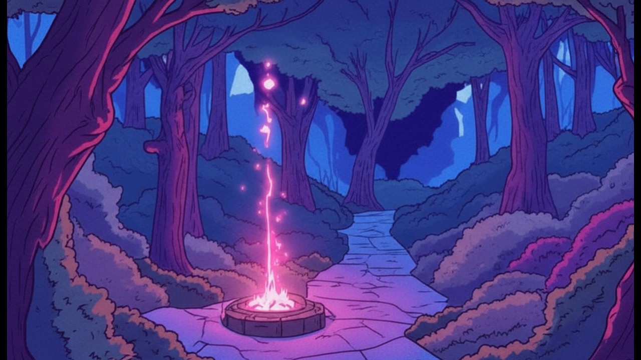Chill Fantasy Lofi - Fire in the Well