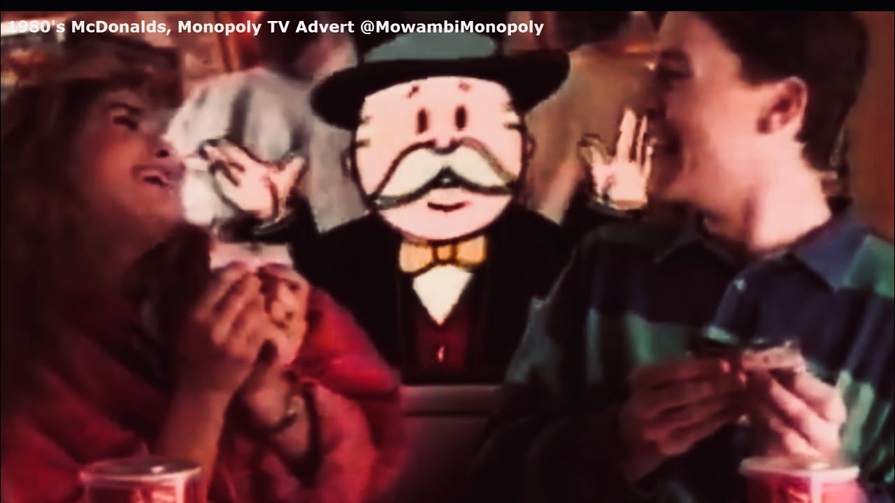 1980’s McDonald’s Monopoly Game TV Commercial