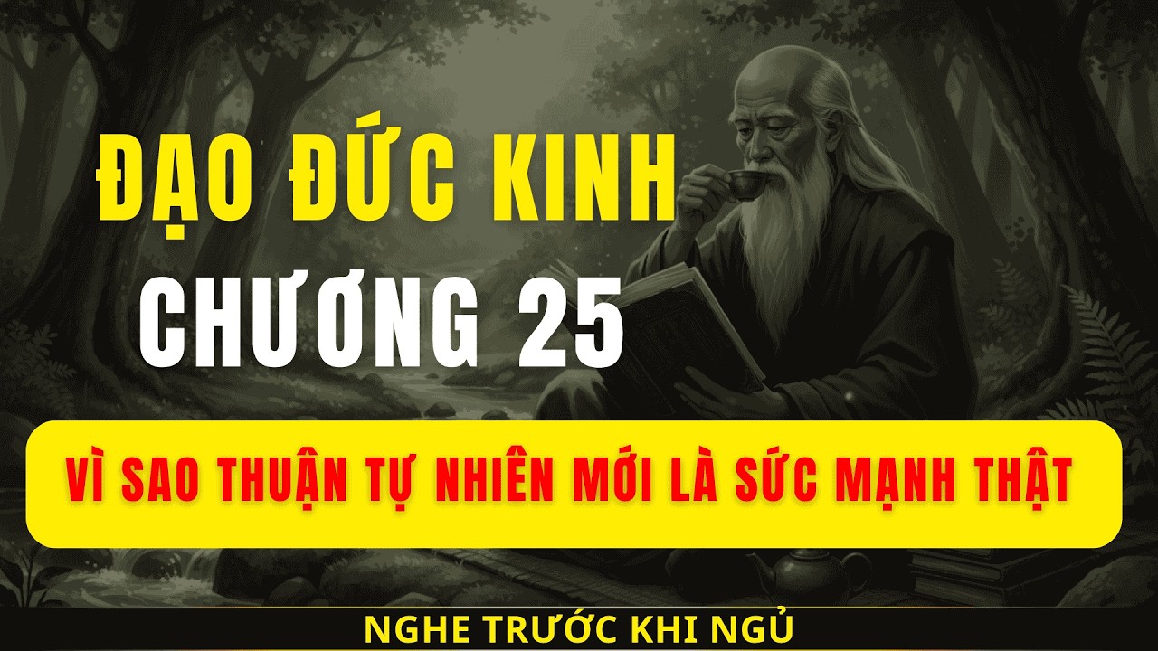 ĐẠO ĐỨC KINH CHƯƠNG 25 | Lớn mà không rời gốc | Cẩm nang khắc kỷ