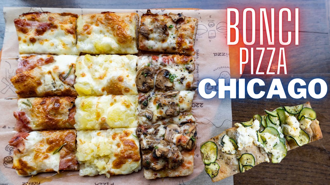 Eating at Bonci Pizzeria. Rome&rsquo;s Famous Pizza Restaurant in Chicago