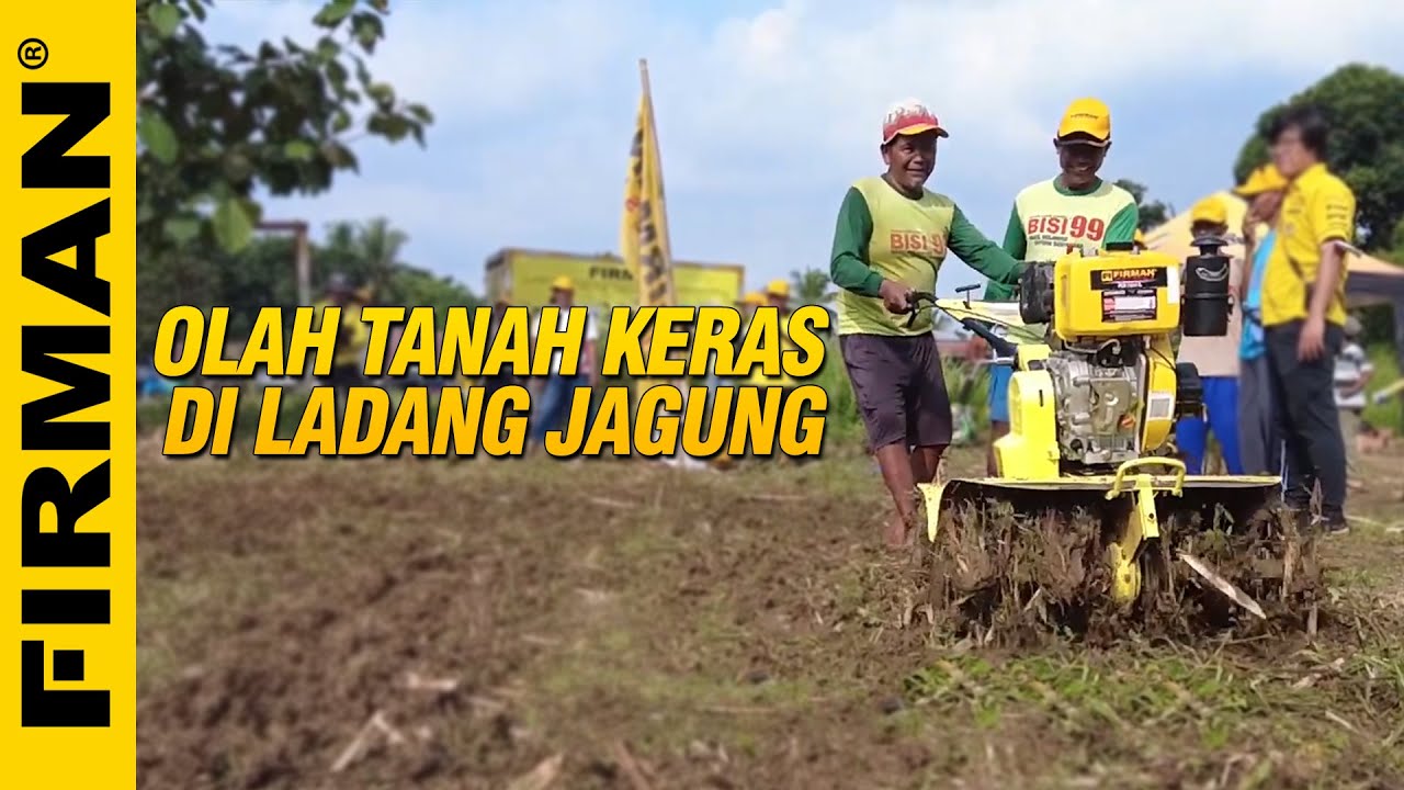 OLAH TANAH KERAS DI LADANG JAGUNG CILACAP PAKAI FTL720D