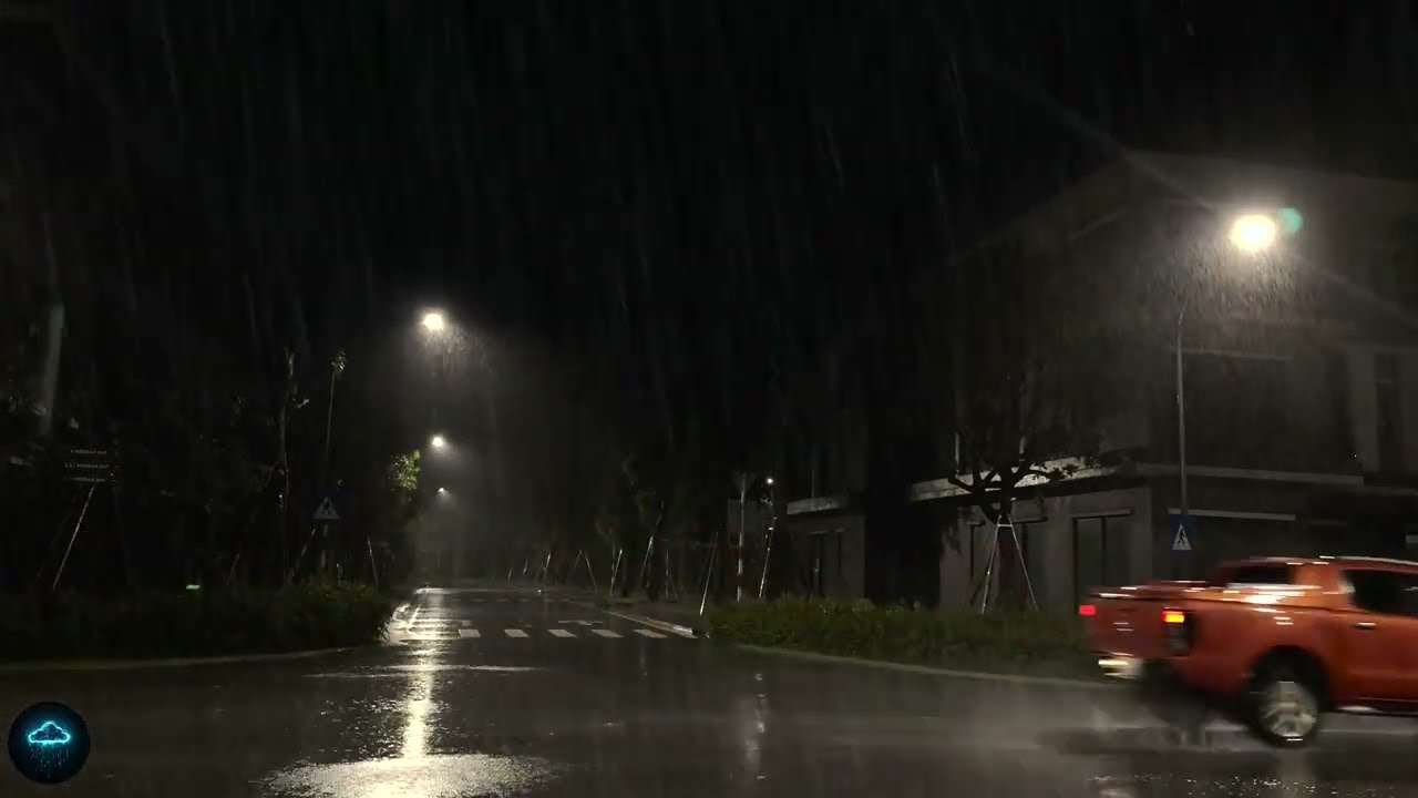 Heavy Rain and Thunder Sounds for Sleeping No Ads | Intense Storm Sounds Sleep Faster