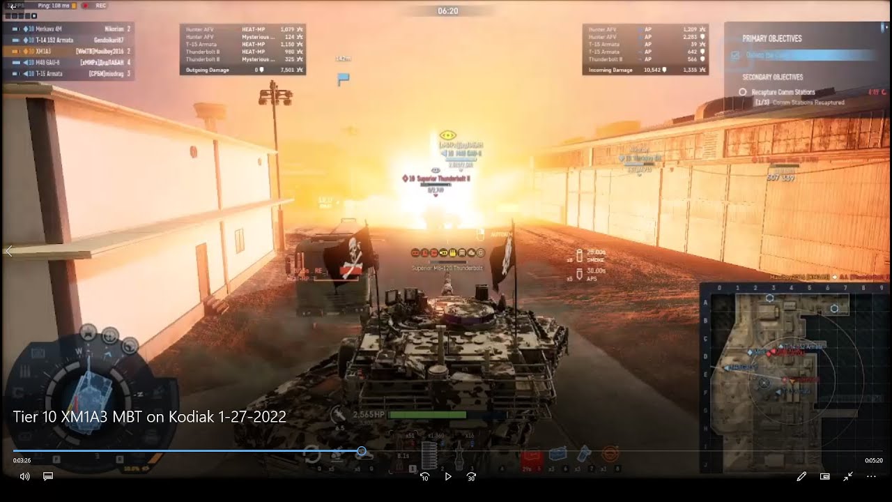 Armored Warfare - Tier 10 XM1A3 MBT on Kodiak.