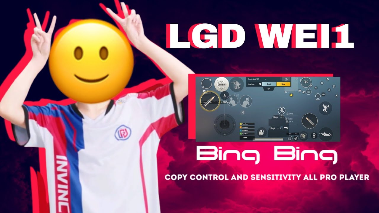 NEW SENSITIVITY AND CONTROL LGD WEI1 5 FINGER CLAW SETTINGS !! PUBG MOBILE 1.9.0