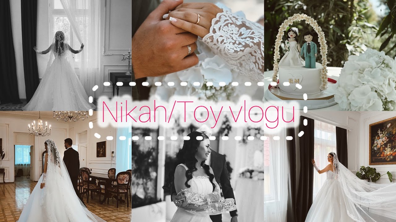 Biz evləndik🤍🫠 nikah/toy vlogu #nikah #toy #vlog #wedding