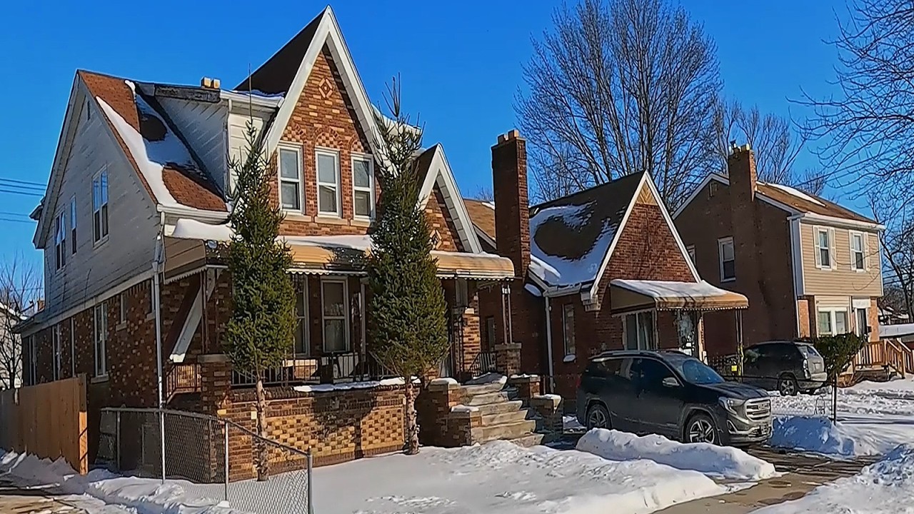 Detroit's Morningside Neighborhood And Harper Avenue Business District. February, 2026 Drive.