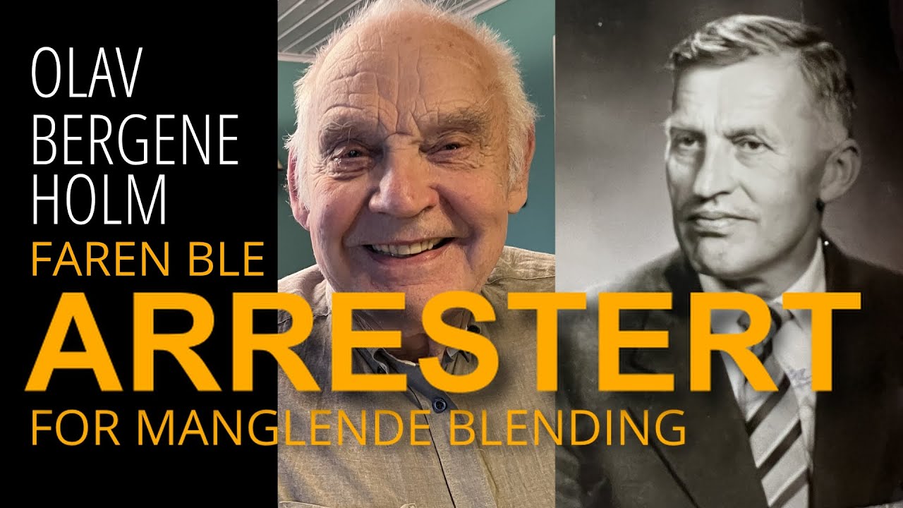 Olav Bergene Holm: Faren ble arrestert for manglende blending av vinduene