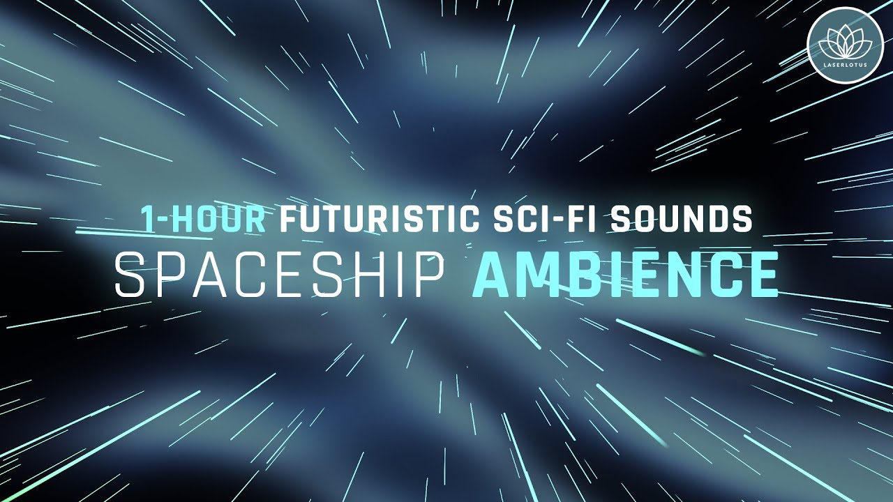Spaceship Ambience for Sleep, Study & Work 🚀 Low Hum & Gentle Blip Sounds [NO MUSIC]