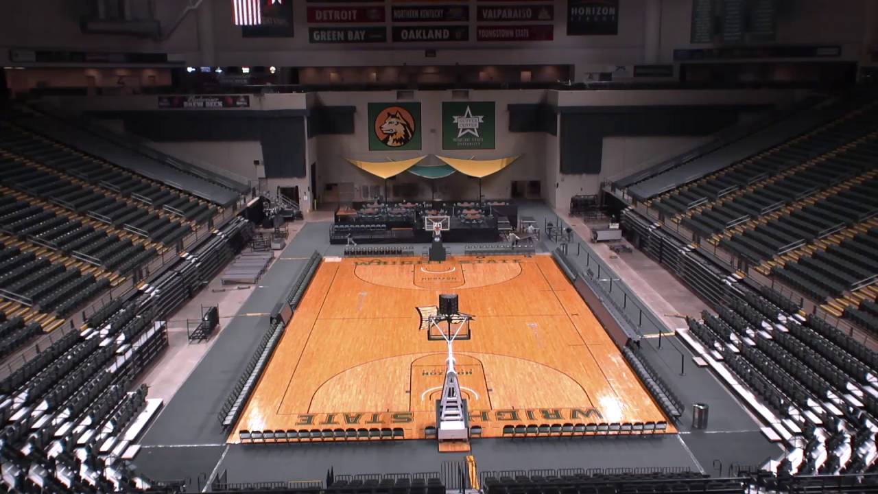 WSU Nutter Center Time Lapse video Dec 2015