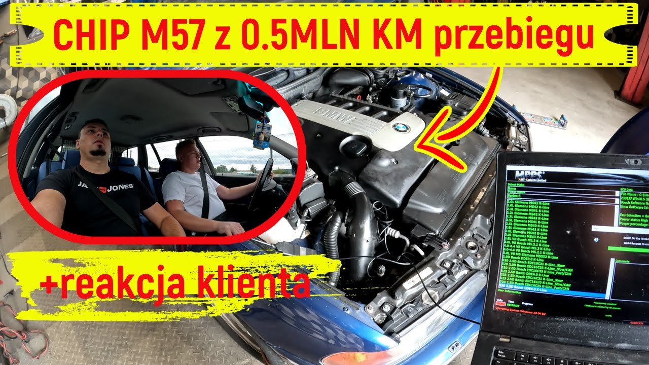 Chiptuning BMW e39 530d 184KM stage1 // Czy 500 000KM to problem?