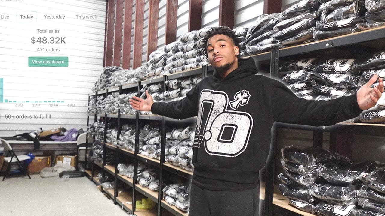 7 FIGURE CLOTHING BRAND OWNER SHIPPING 1000 ORDERS