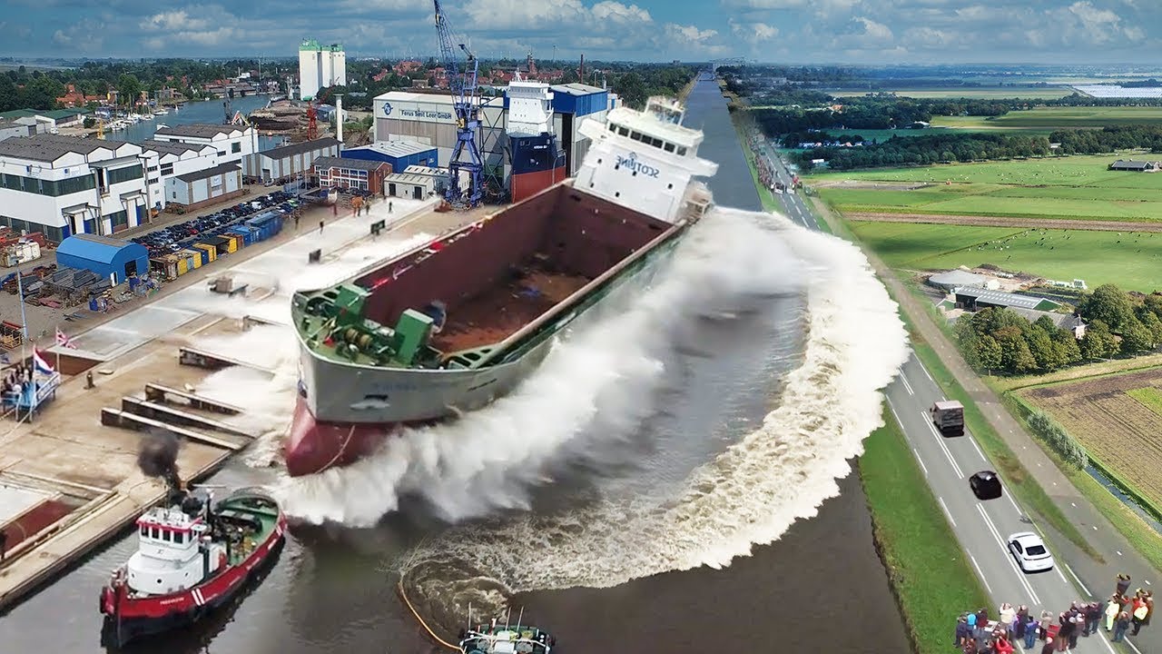 This Ship Launch Went Horribly Wrong... No Way...