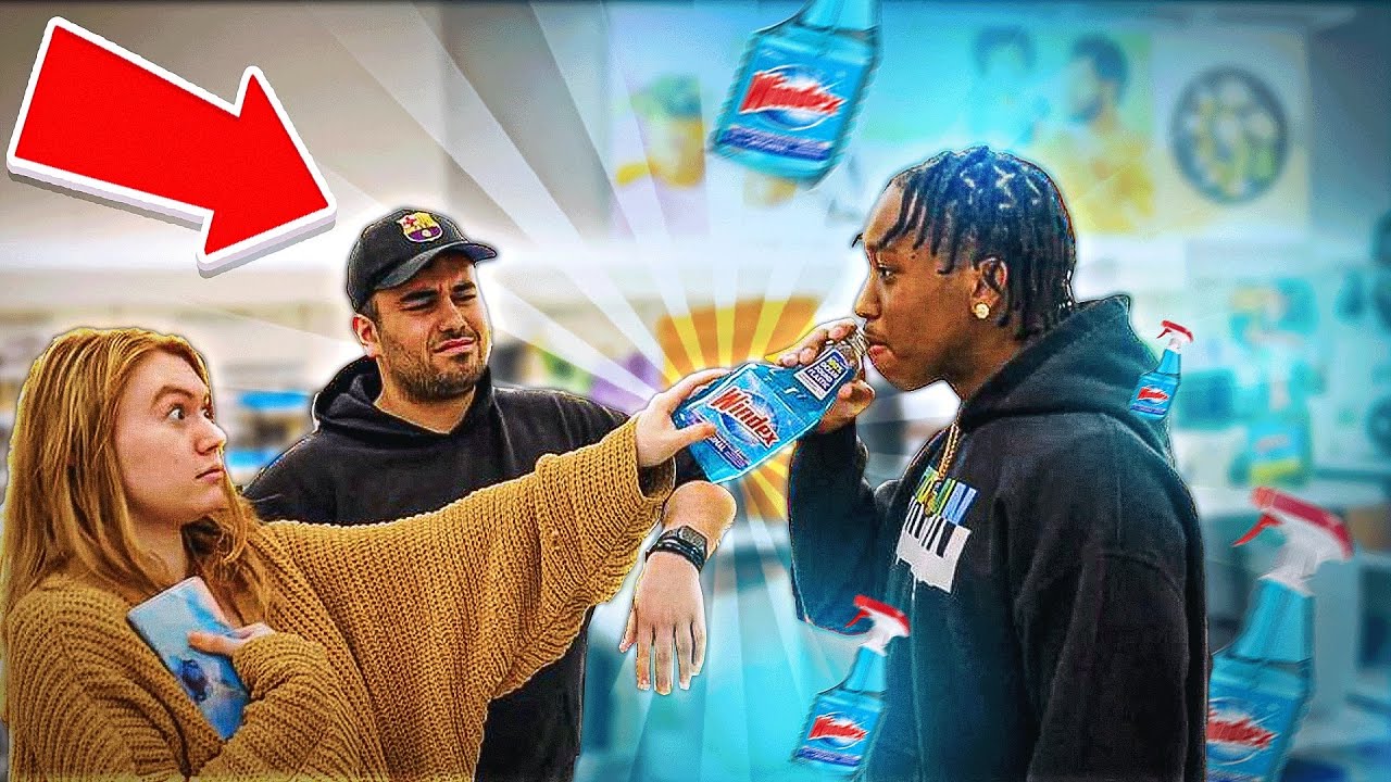 DRINKING WINDEX PRANK