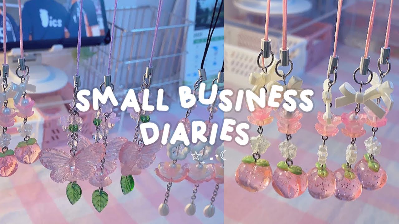 part 1 🌸 of MAKING SPRING COLLECTION | studio vlog, making charms and behind the scenes 🍯