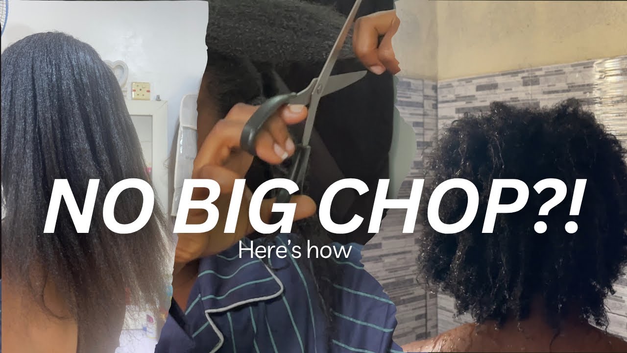 Relaxed to Natural Hair WITHOUT a Big Chop | My Exact Routine & Lessons