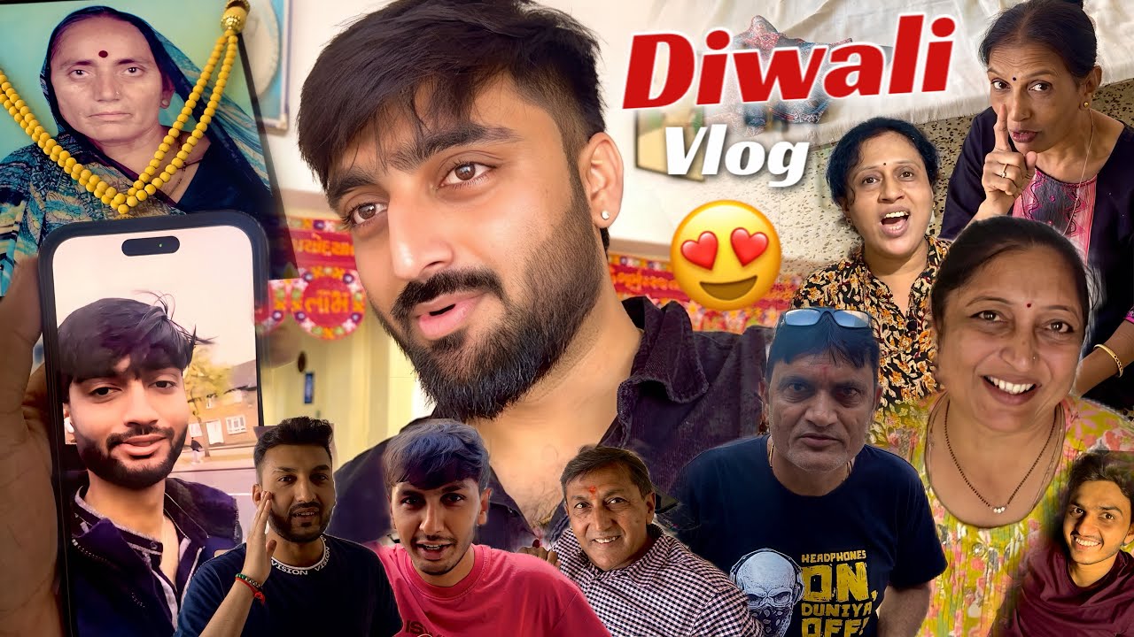 ગામડે દિવાળી ઉજવી😍 | Diwali Celebration Vlog at My Village | Deep Padmani Vlogs