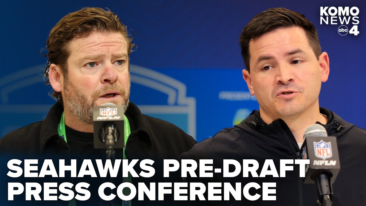 WATCH: Seahawks' pre-draft press conference with John Schneider and Mike Macdonald