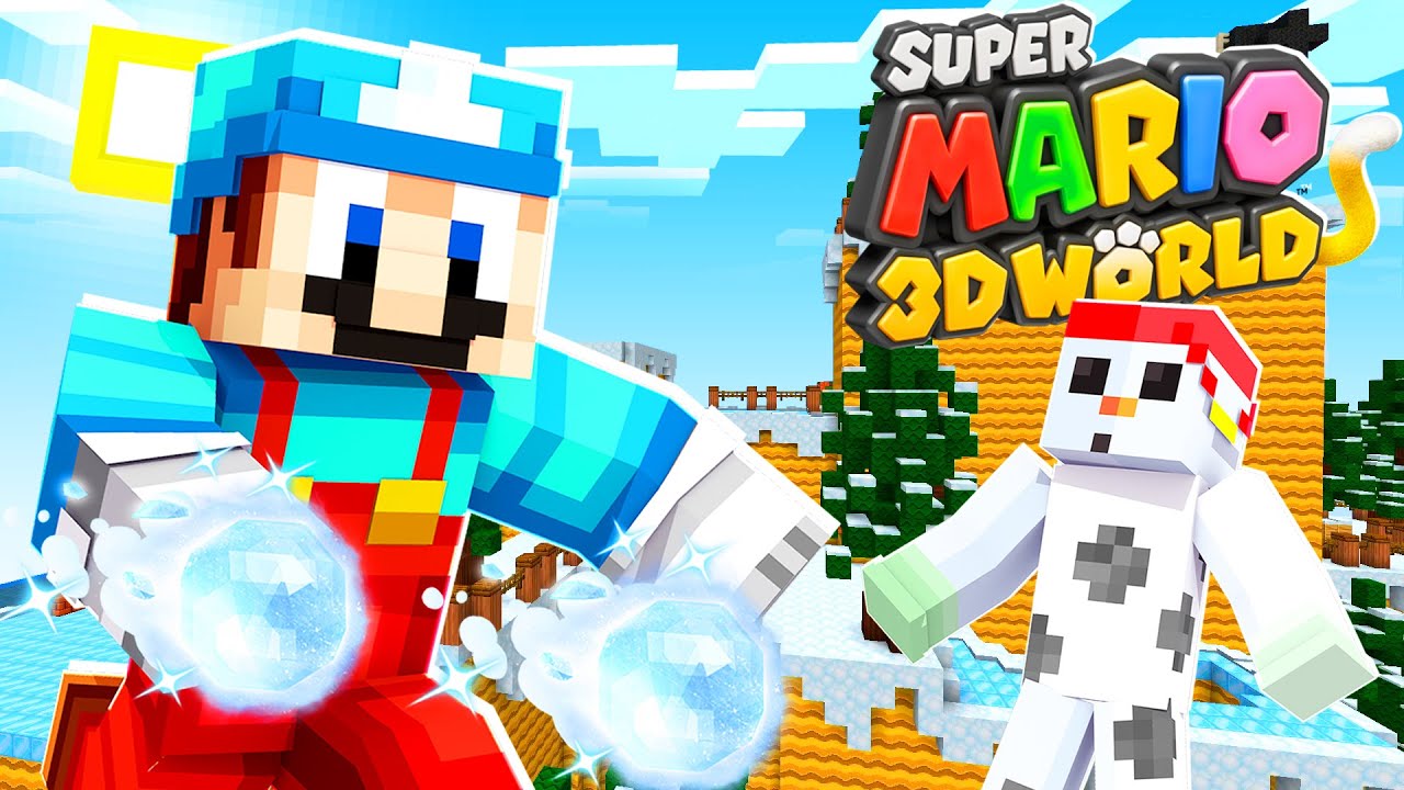 Super Mario 3D World Snowball Park! | Minecraft Super Mario | [146]
