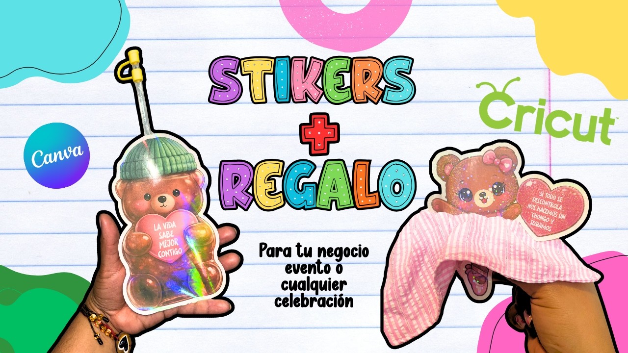 No regales lo mismo: crea este recuerdo personalizado  (Sticker + detalle personalizado)