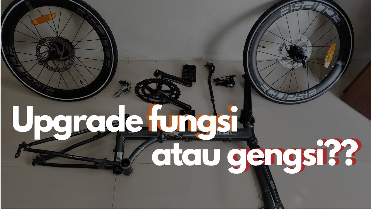 Fungsi VS Gengsi ! Tips Upgrade Sepeda Lipat Biar Gak Boncos