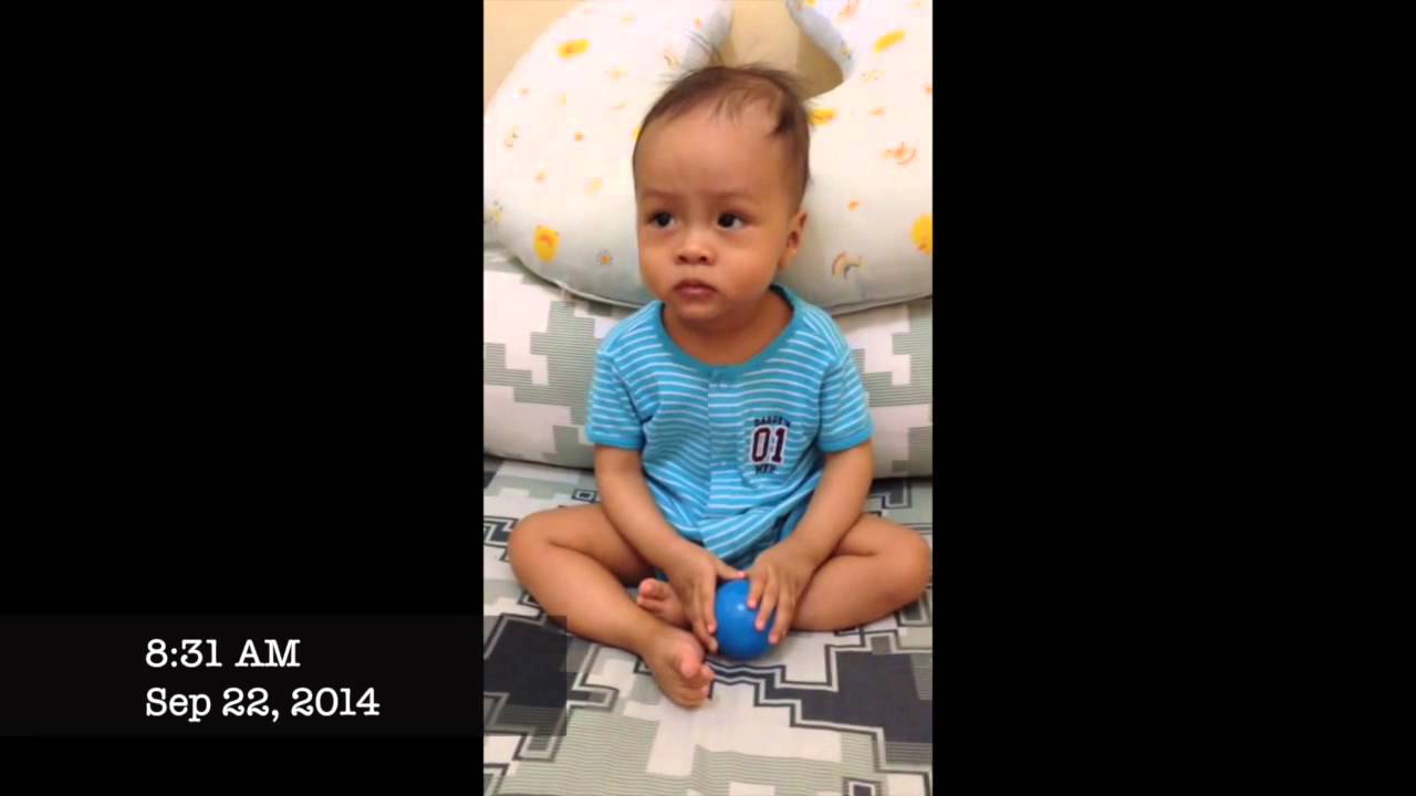 Baby Alkha Watching Mickey Mouse Clubhouse