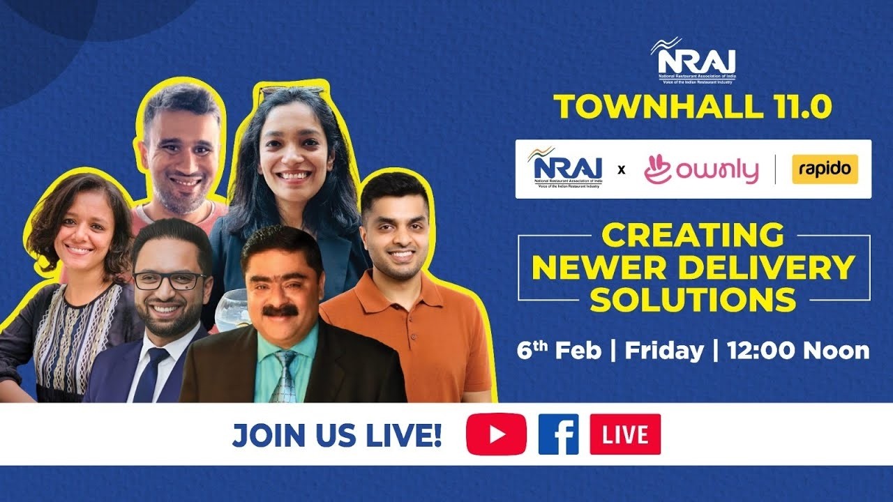 NRAI Town Hall 11.0 : Creating Newer Delivery Solutions ( OWNLY | RAPIDO)