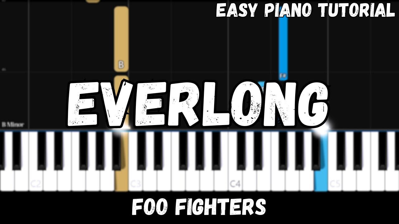 Foo Fighters - Everlong (Easy Piano Tutorial)