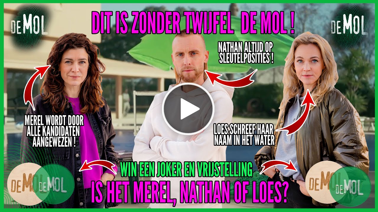 WIE IS DE MOL FINALE (S) MOLTALK | ALLE HINTS OP EEN RIJ & DE SLEUTELPOSITIE VERRAAD DE MOL  #628