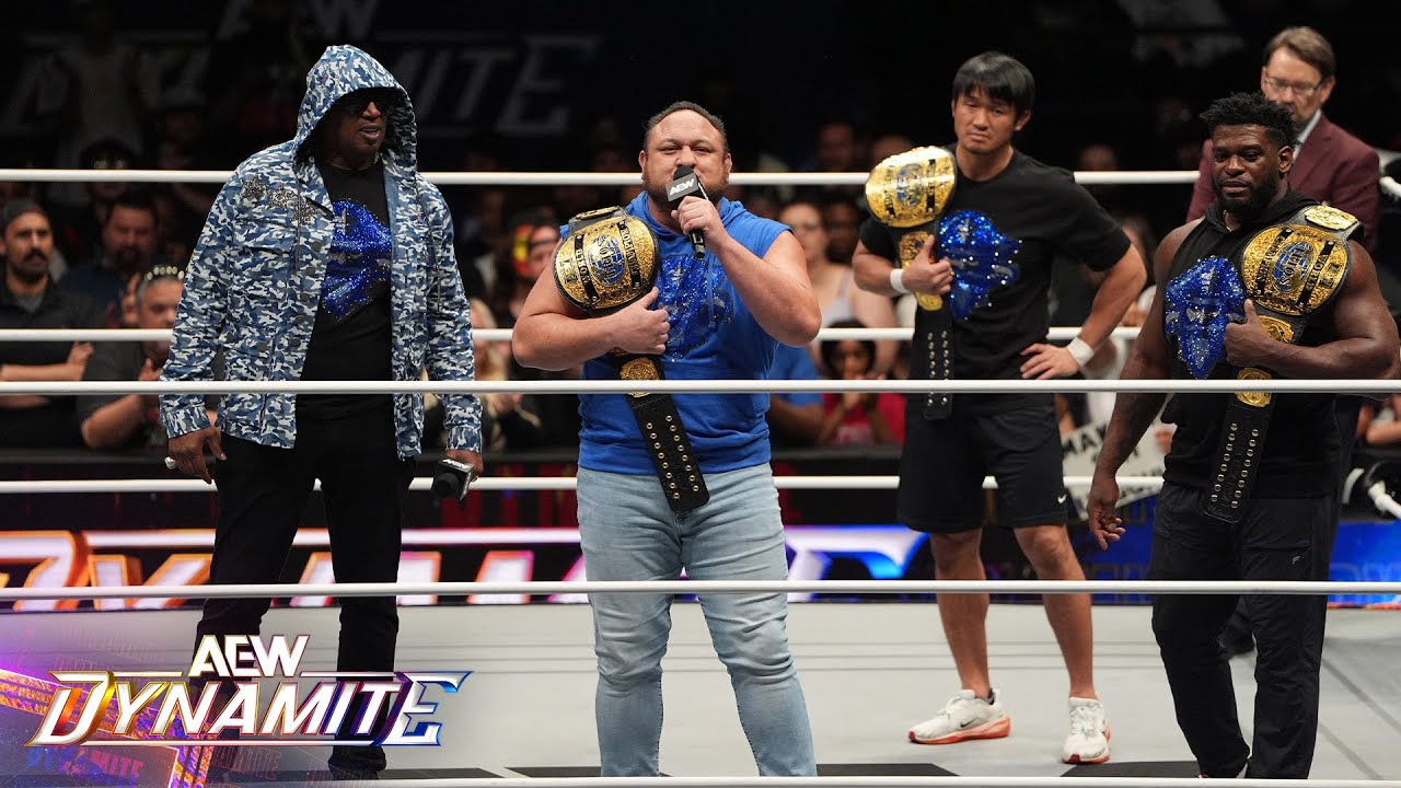 ЛЕГЕНДА рэпа, Master P & The Opps, празднуют свои НОВЫЕ титулы чемпионов AEW World Trios! | AEW D...