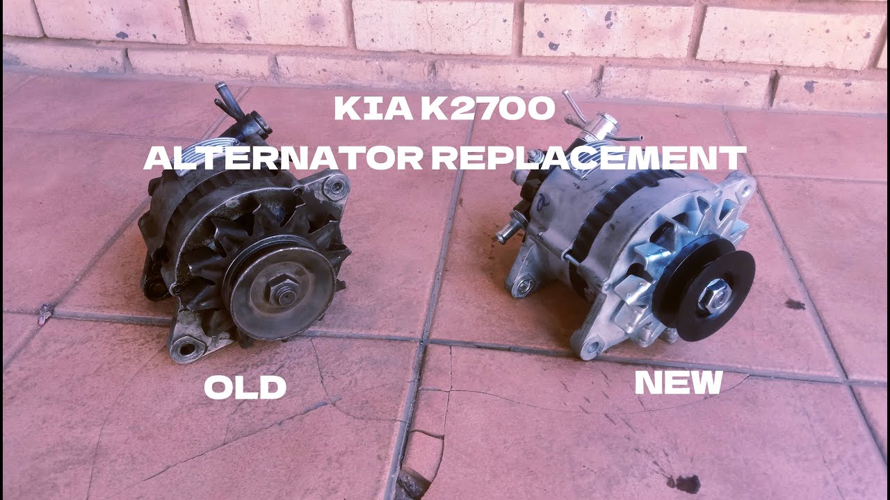 Replacing a Dead Alternator with a New one on a KIA K2700 Bakkie (truck)