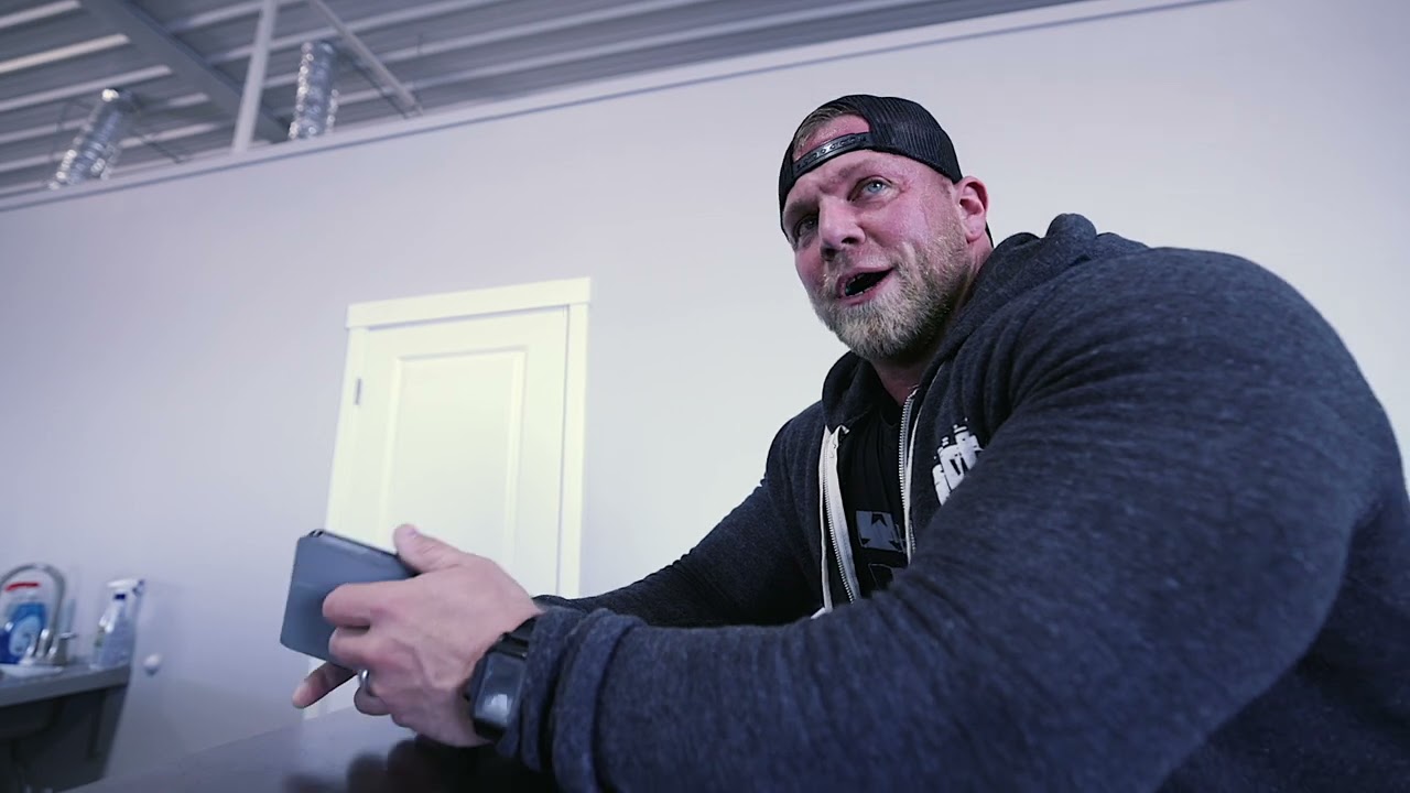 Brandon Beckrich: Trains legs at his new gym, Iron Rails