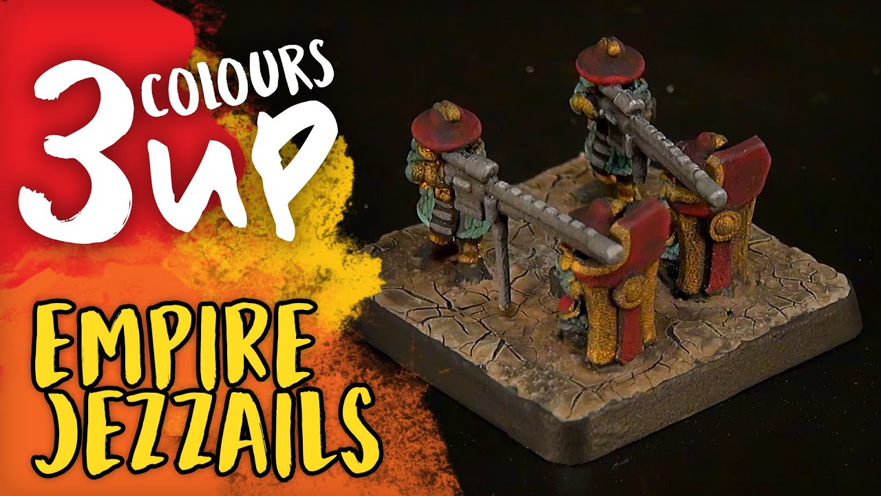How To Paint 10mm Armoured Clash Jezzails (The Empire) | Warcradle Studios