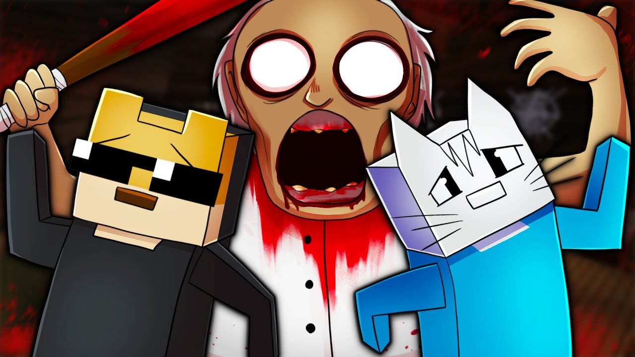LA VERA MODALITA' HORROR DI GRANNY SU MINECRAFT CON @DrCatAhBoh ! SCAPPIAMO DALLA NONNA DEMONE! *AIUTO*