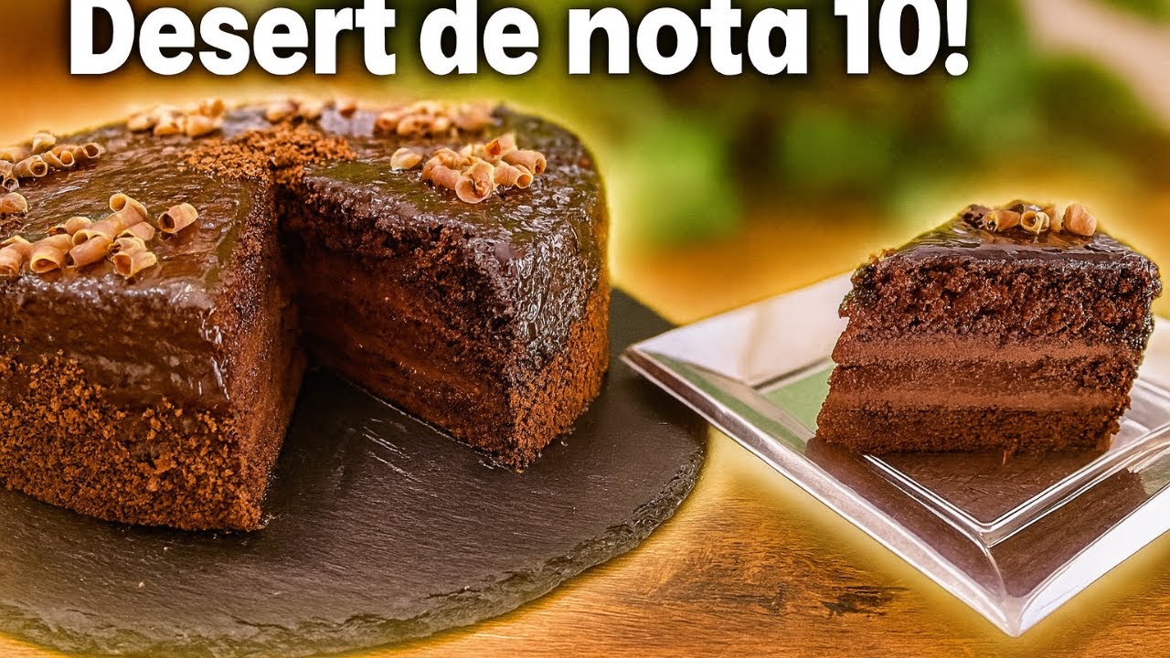 Super Tort Cu Ciocolată Un Deliciu